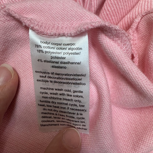 Tommy Hilfiger. Pink Long Sleeve Polo Collar Dress - Picture 6 of 6